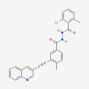 Chemical structure of Vodobatinib