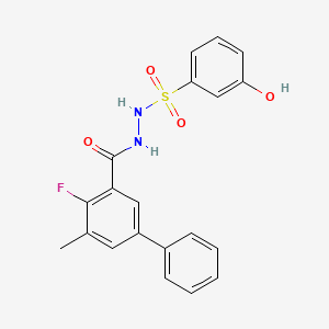 Chemical structure of WM-3835
