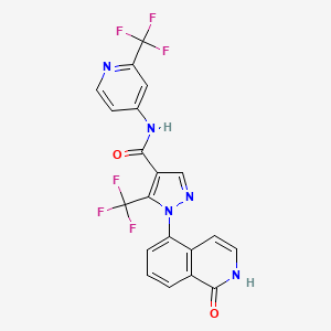 Chemical structure of Safimaltib