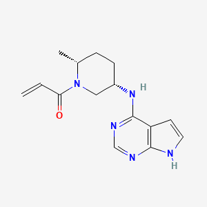 Chemical structure of (2R,5S)-Ritlecitinib
