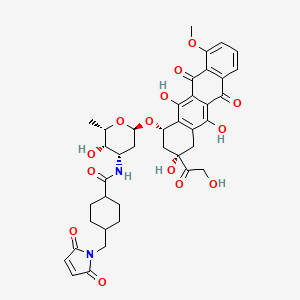 Chemical structure of Doxorubicin-SMCC
