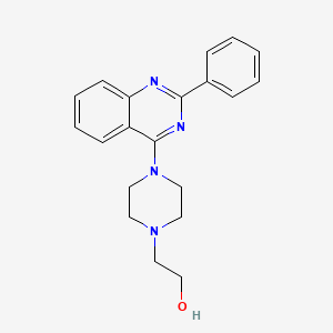 Chemical structure of BVDV-IN-1