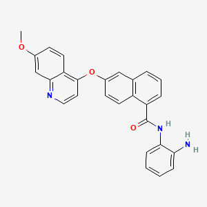 Chemical structure of Chiauranib