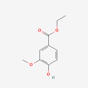 Chemical structure of Ethyl Vanillate