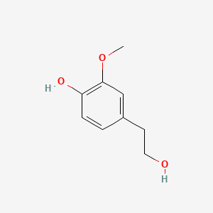 Chemical structure of Homovanillyl alcohol