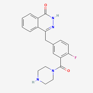 Chemical structure of N-Descyclopropanecarbaldehyde Olaparib