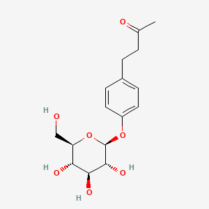 Chemical structure of Raspberryketone glucoside