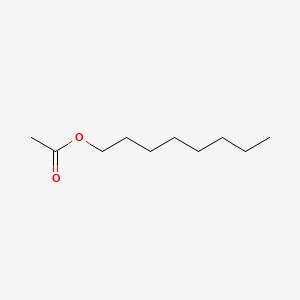 Chemical structure of Octyl acetate