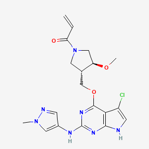 Chemical structure of (3S,4S)-PF-06459988