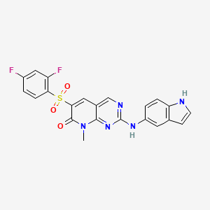 Chemical structure of ON1231320