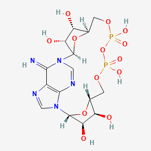 Chemical structure of Cyclic ADP-ribose