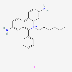 Chemical structure of Hexidium iodide