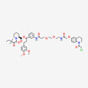 Chemical structure of KB02-SLF