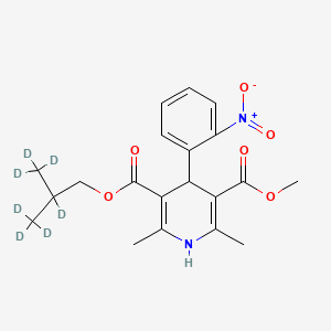 Chemical structure of Nisoldipine-d7
