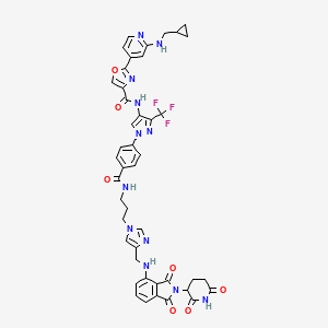 Chemical structure of PROTAC IRAK4 degrader-1