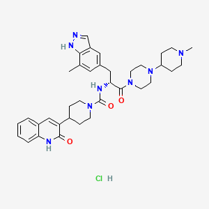 Chemical structure of Vazegepant hydrochloride