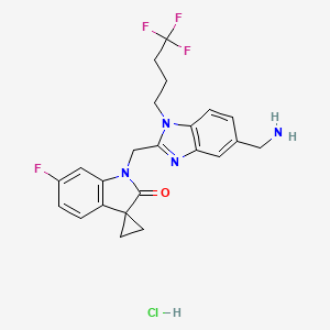 Chemical structure of Sisunatovir hydrochloride