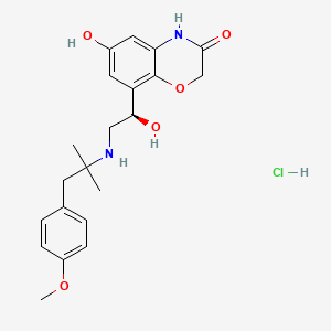 Chemical structure of Olodaterol hydrochloride