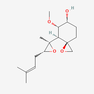 Chemical structure of Fumagillol