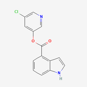 Chemical structure of GRL-0496