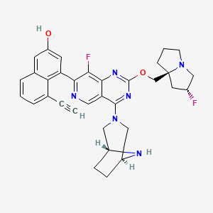 Chemical structure of KRAS G12D inhibitor 1