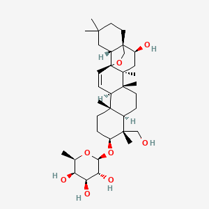 Chemical structure of Prosaikogenin F
