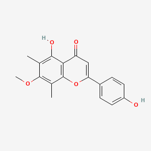Chemical structure of Sideroxylin