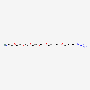 Chemical structure of Azido-PEG8-amine