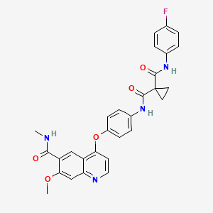Chemical structure of XL092