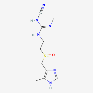 Chemical structure of Cimetidine sulfoxide