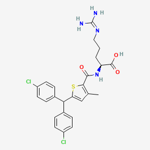Chemical structure of JR14a