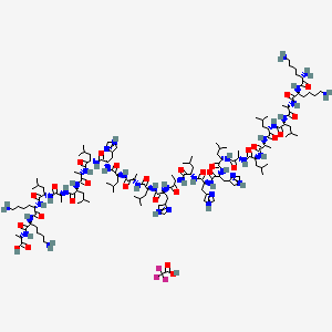 Chemical structure of LAH4 TFA