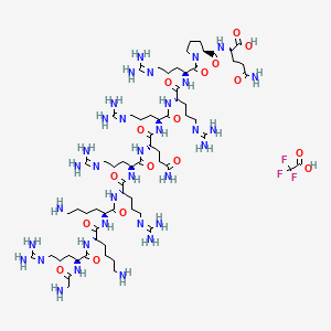 Chemical structure of TAT peptide TFA