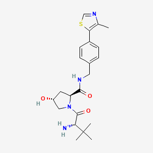 Chemical structure of (S,R,S)-AHPC