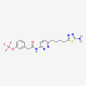 Chemical structure of Glutaminase-IN-3