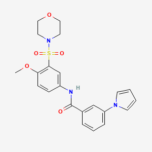 Chemical structure of NCGC00378430
