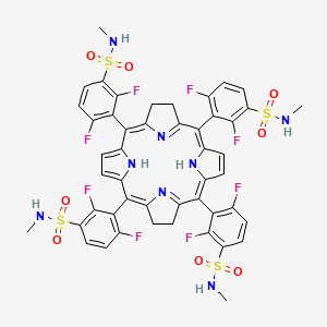 Chemical structure of Redaporfin