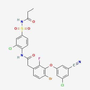 Chemical structure of Elsulfavirine