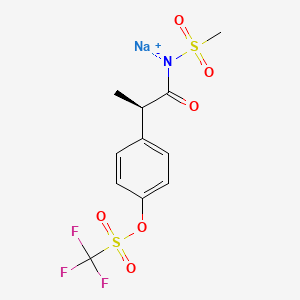 Chemical structure of Ladarixin sodium