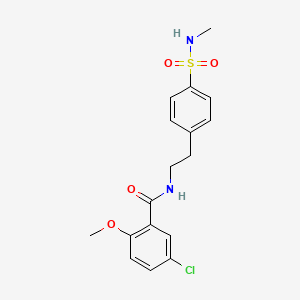 Chemical structure of JC124