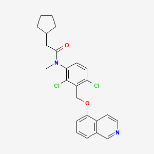 Chemical structure of AS1708727