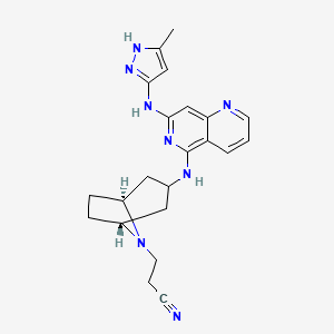 Chemical structure of Izencitinib