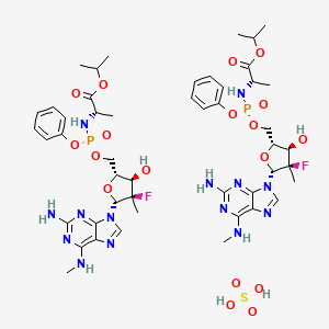Chemical structure of AT-527