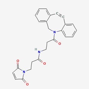 Chemical structure of DBCO-Maleimide