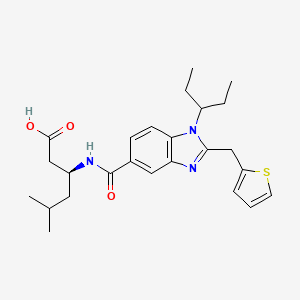 Chemical structure of CMF019