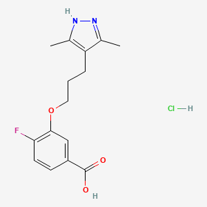 Chemical structure of Acoramidis hydrochloride