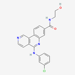 Chemical structure of CK2 inhibitor 2