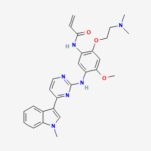 Chemical structure of Rezivertinib