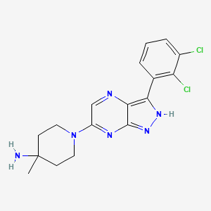 Chemical structure of IACS-13909