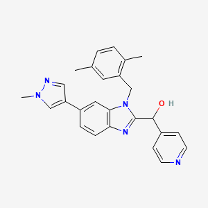 Chemical structure of UCB-9260